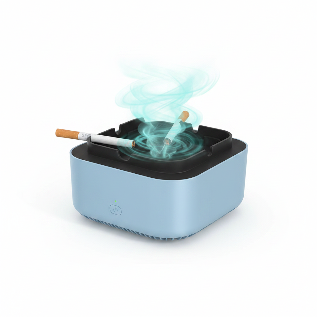 Cenicero purificador CleanSmoKe color azul